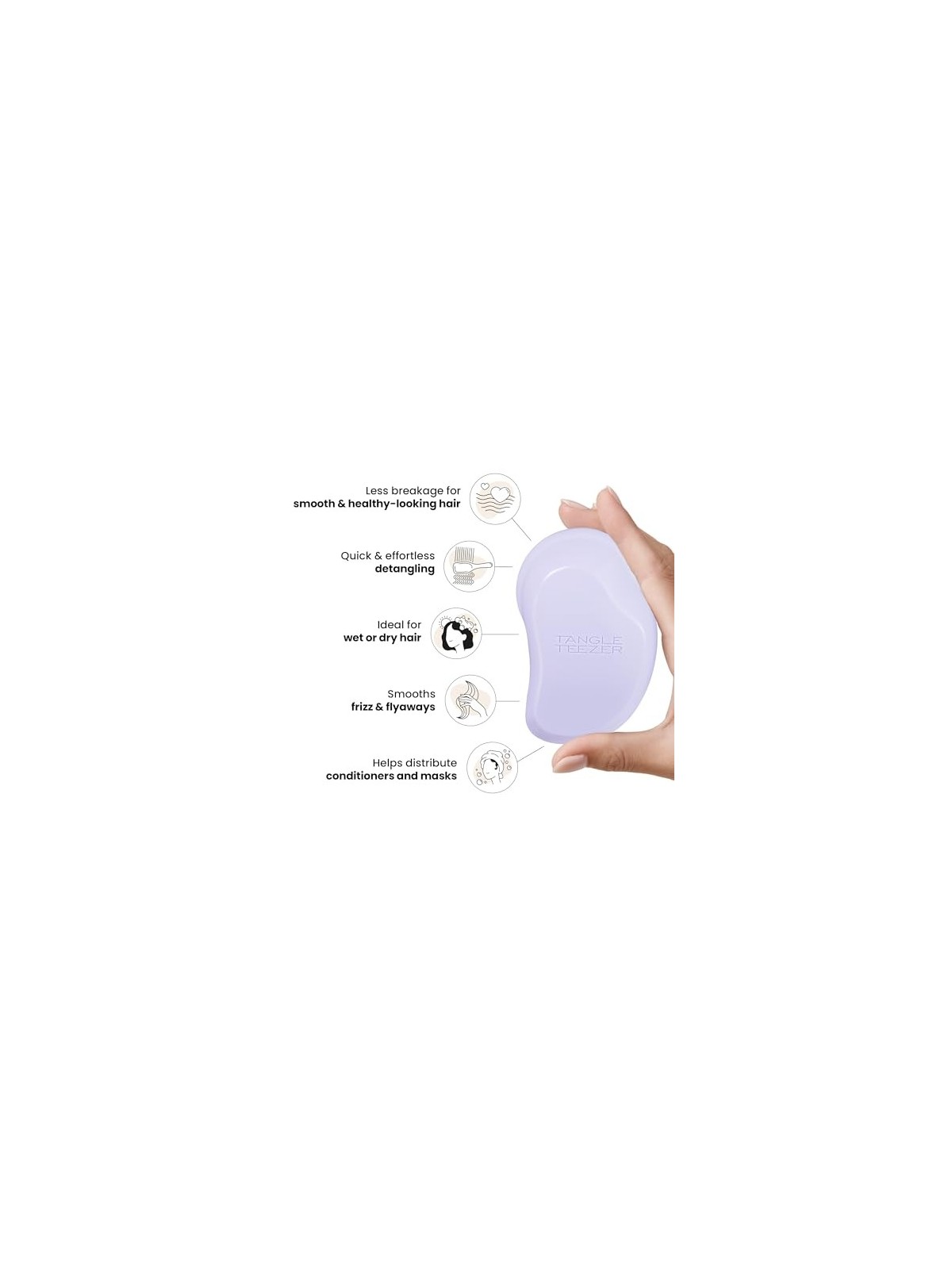 Tangle Teezer Loriginale spazzola per capelli professionale donna Lilac Cloud