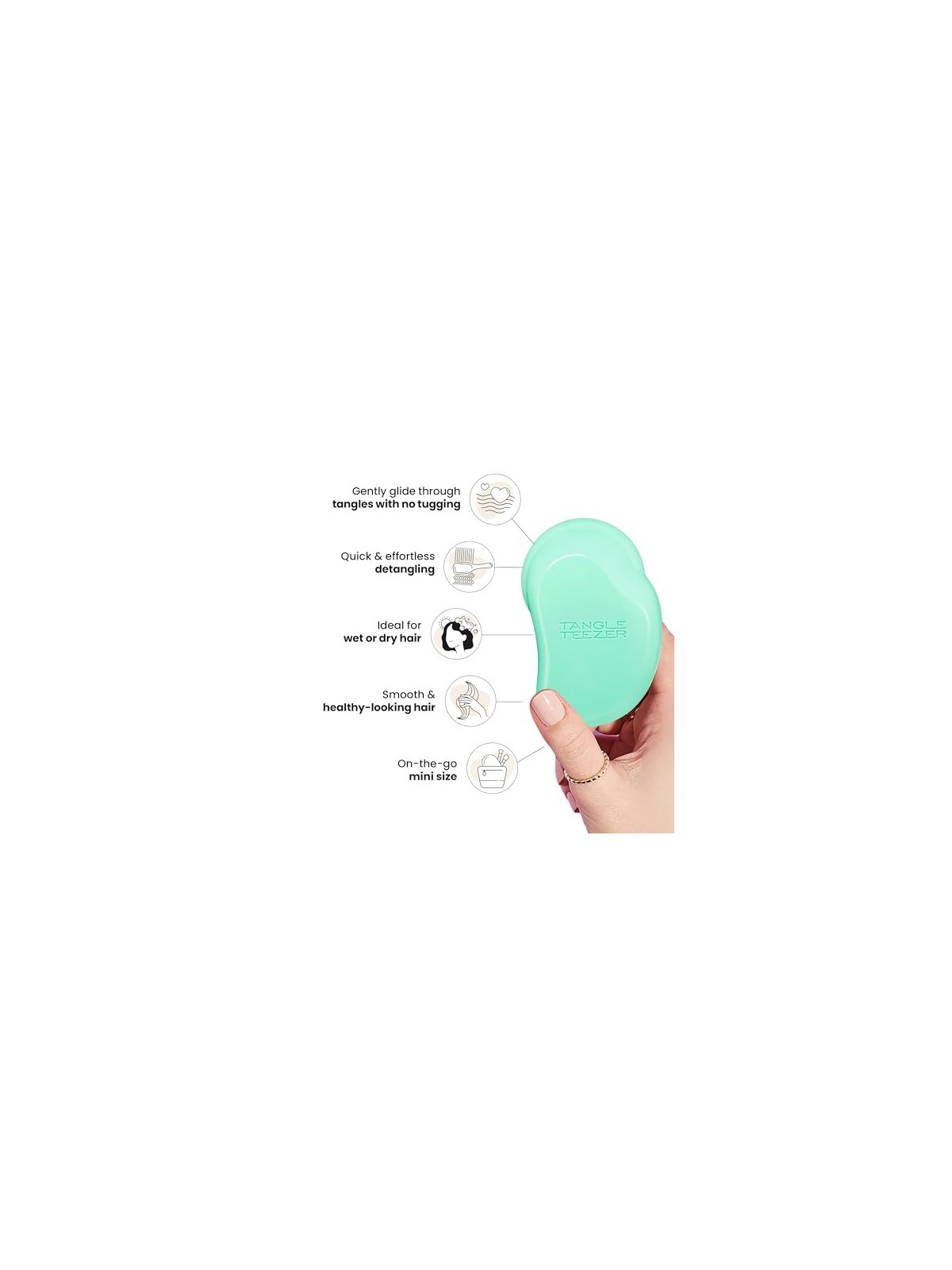 Tangle Teezer Mini originale donna Tropicana Green
