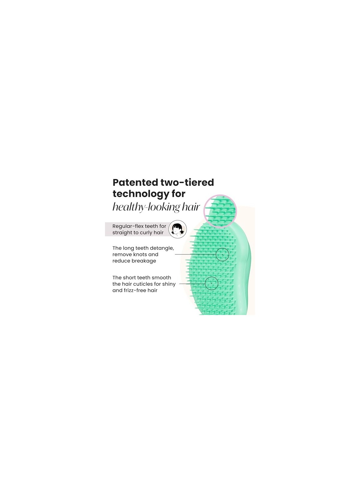 Tangle Teezer Mini originale donna Tropicana Green