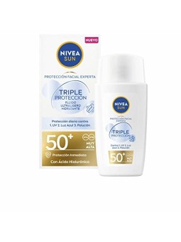 Nivea SUN PROTEZIONE TRIPLO ULTRAlight fluido viso SPF50 40ml unisex