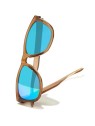 Occhiali da sole unisex REGULAR DARK BROWN emerald 1 unit di Northweek
