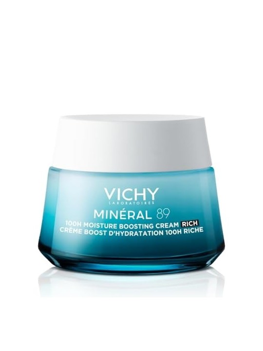 Vichy Mineral 89 72H Crema idratante rinforzante ricca pelle secca donna 50ml