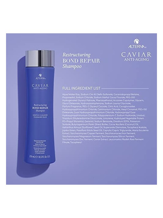Alterna CAVIAR RISTRUTTURANTE BOND shampoo di riparazione retro bar 976ml unisex