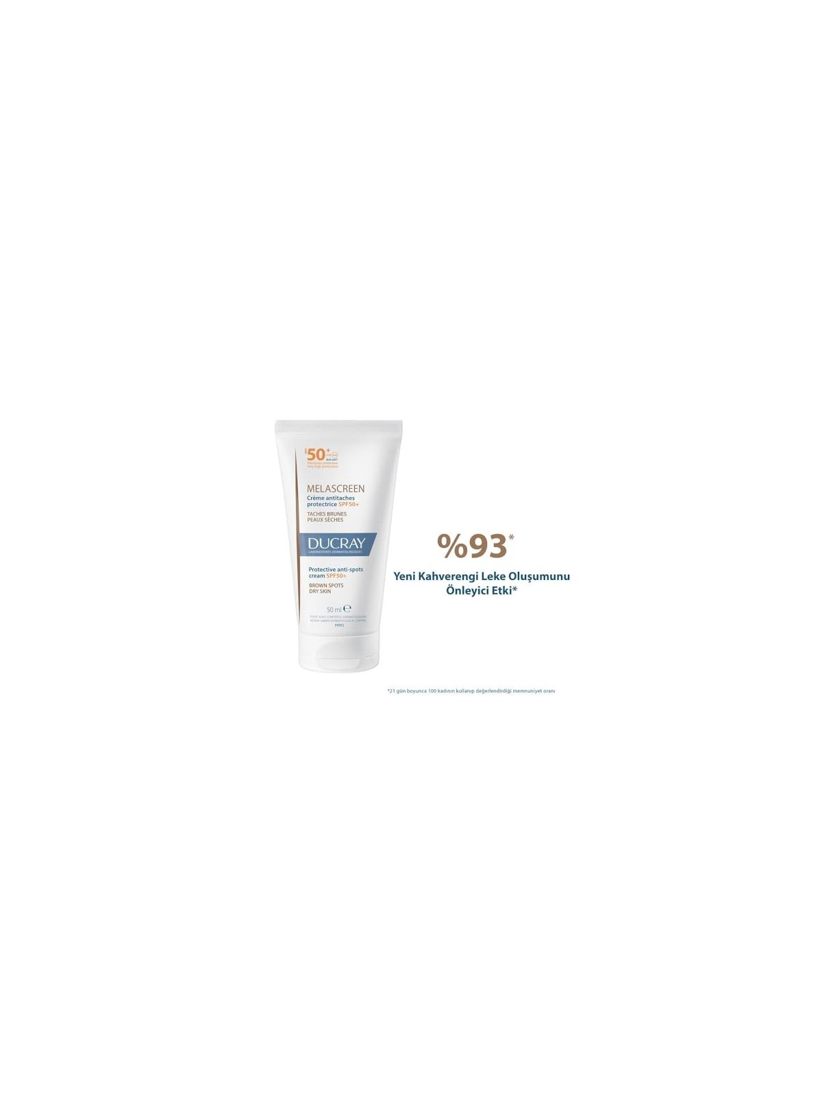 Ducray Melascreen UV Sun Cream SPF50 - Rich 40ml