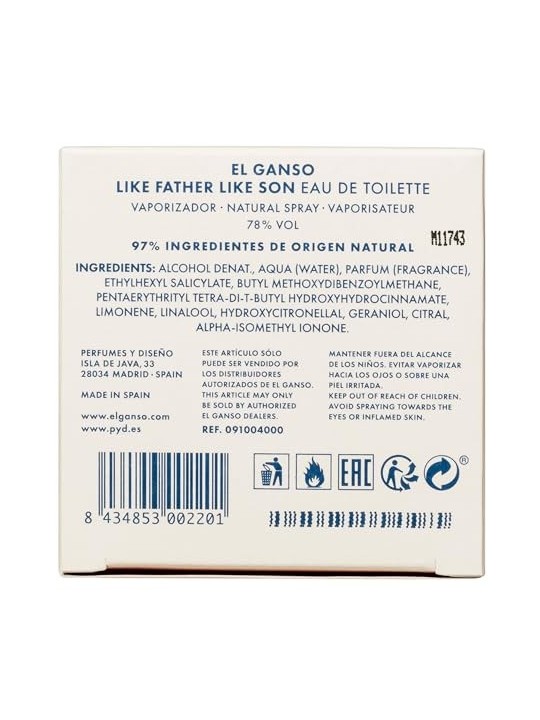 El Ganso Like Father Like Son Eau De Toilette 125ml uomo