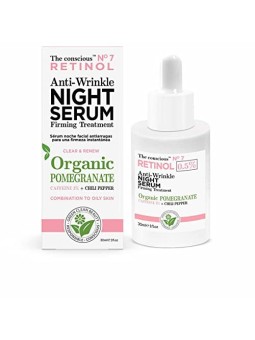 Siero notturno antirughe al RETINOL con melagrana 30ml