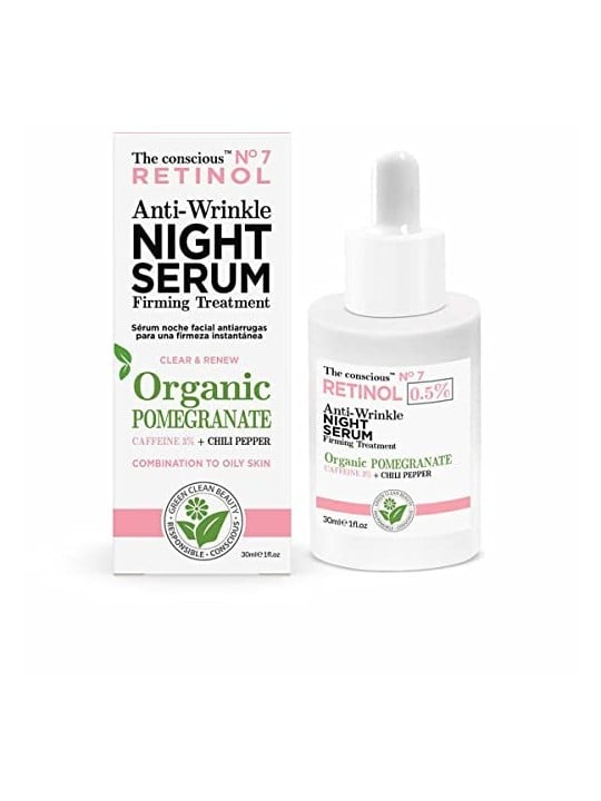 Siero notturno antirughe al RETINOL con melagrana 30ml