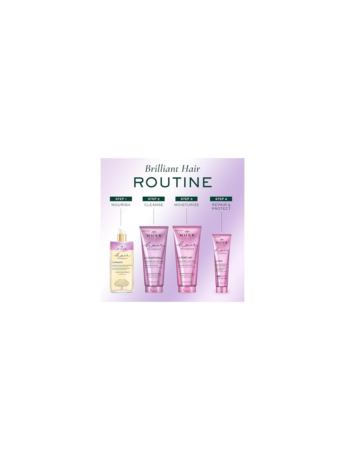 Shampoo Nuxe Prodigieux per capelli luminosi 200ml