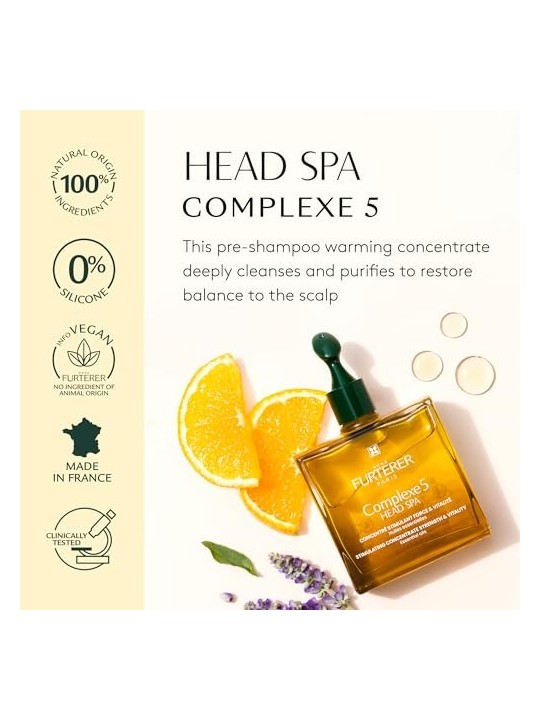 Rene Furterer HEAD SPA COMPLEXE5 concentrato stimolante 50ml unisex Rene Furterer www.essenzetotalstyle.com 
