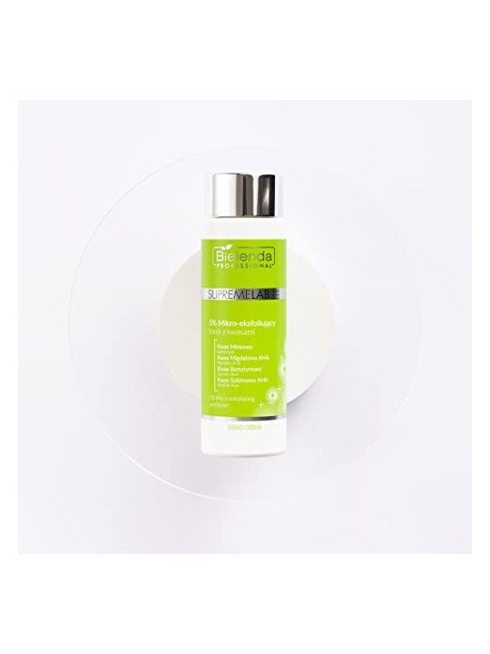Tonico microesfoliante al 5% con acidi 200ml