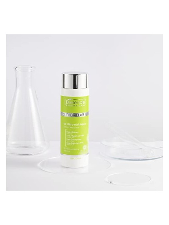 Tonico microesfoliante al 5% con acidi 200ml