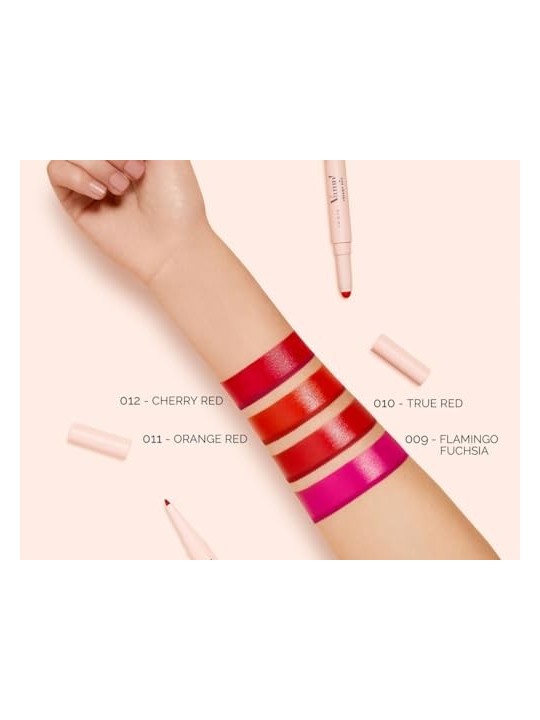 Matita labbra Pupa Vamp! Creamy Duo Lip Pencil 10g N.010 True Red