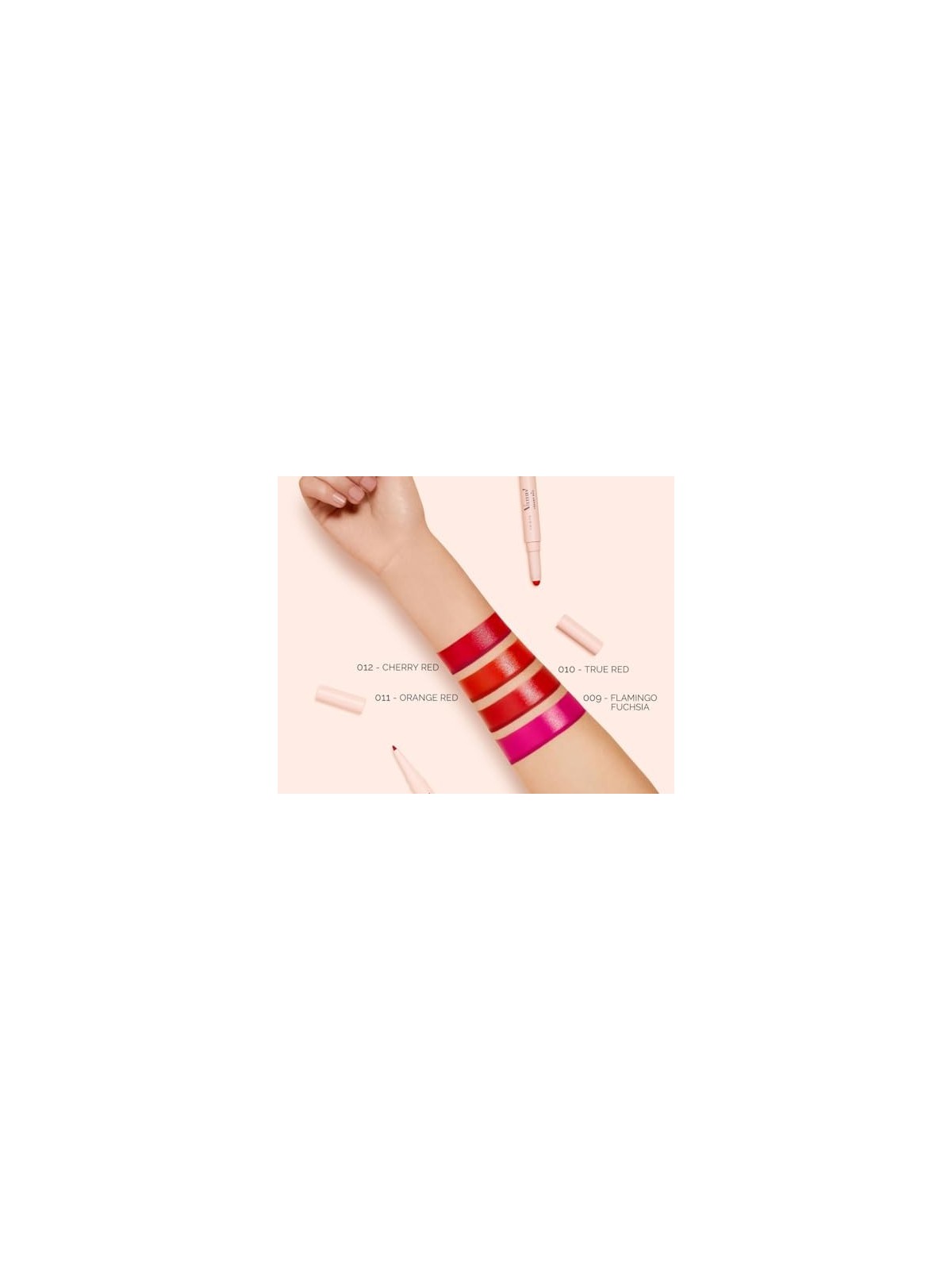 Matita labbra Pupa Vamp! Creamy Duo Lip Pencil 10g N.010 True Red