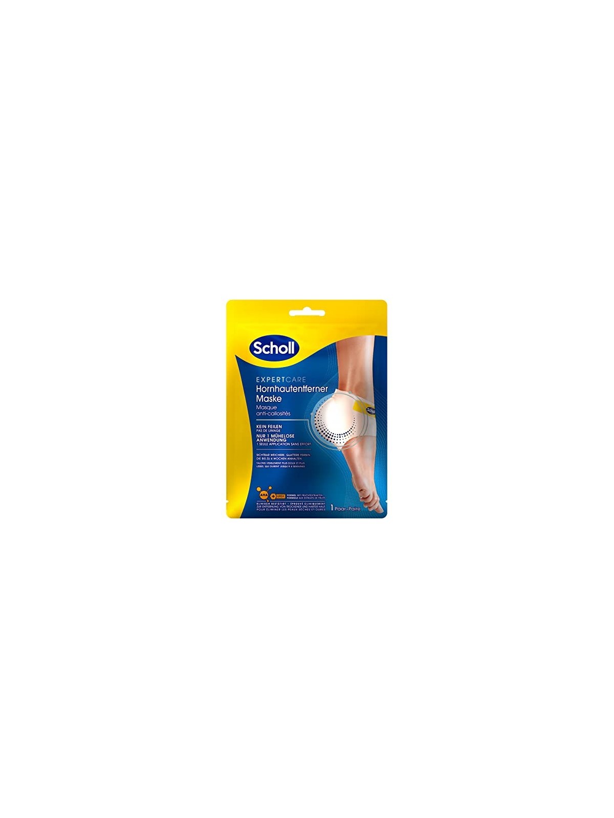 Scholl Expert Care Exfoliating Heel Peel Mask 1 paio Maschera peeling per talloni unisex