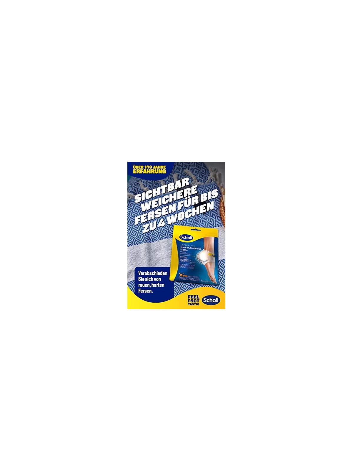 Scholl Expert Care Exfoliating Heel Peel Mask 1 paio Maschera peeling per talloni unisex