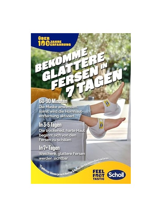 Scholl Expert Care Exfoliating Heel Peel Mask 1 paio Maschera peeling per talloni unisex