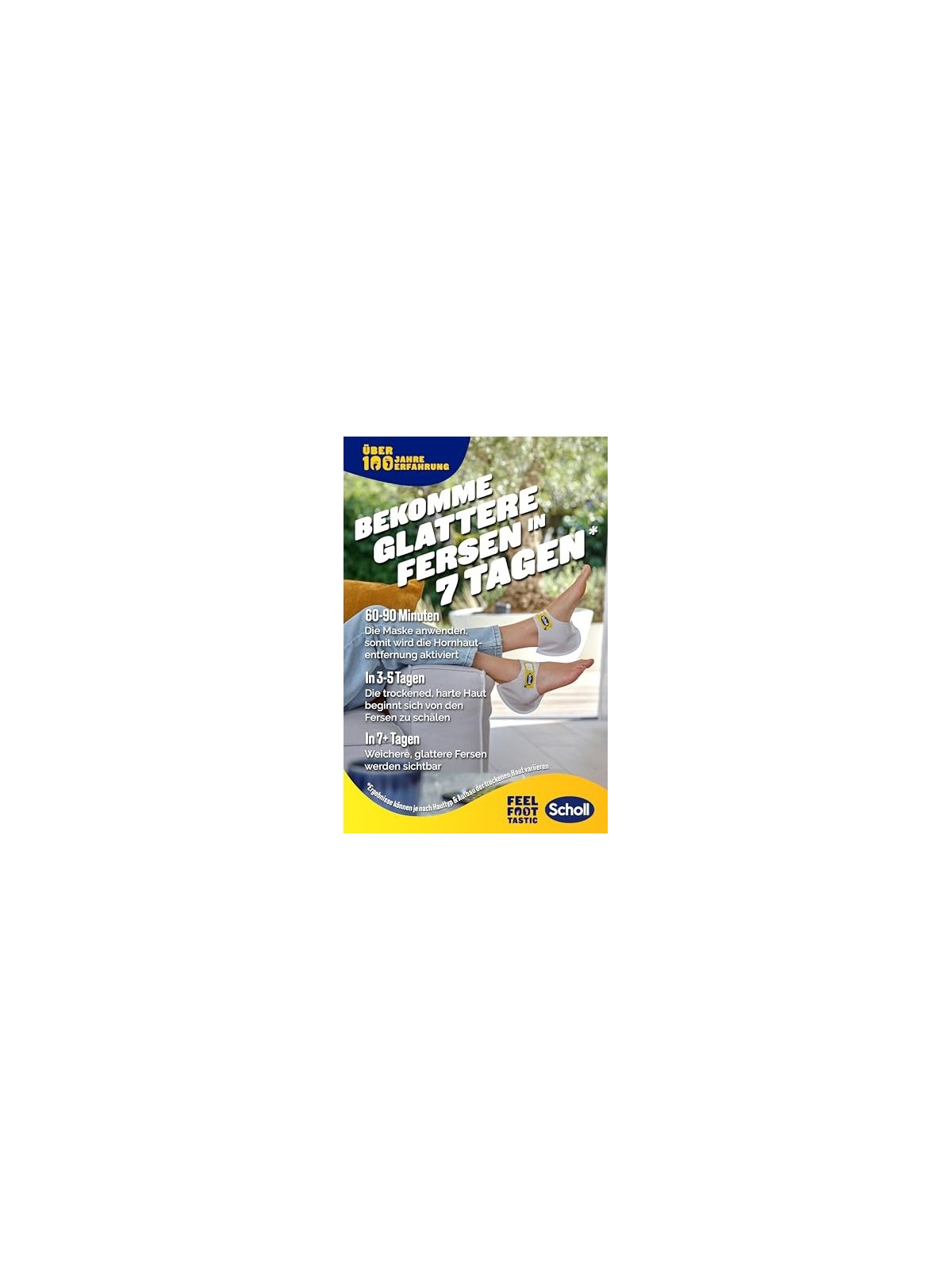 Scholl Expert Care Exfoliating Heel Peel Mask 1 paio Maschera peeling per talloni unisex
