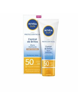 Nivea SUN CONTROL SHINE medium opacizzante viso SPF50 40ml unisex
