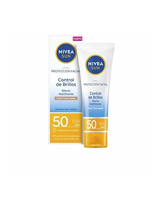 Nivea SUN CONTROL SHINE medium opacizzante viso SPF50 40ml unisex