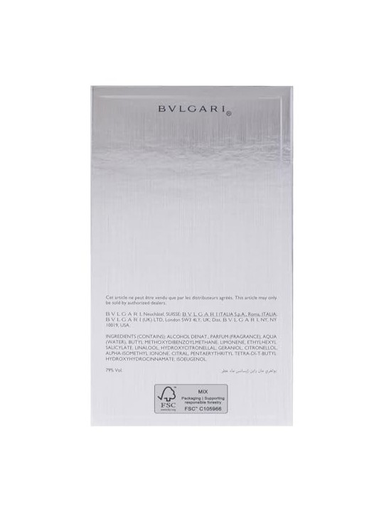 Bvlgari Man Rain Essence EDP 100ml
