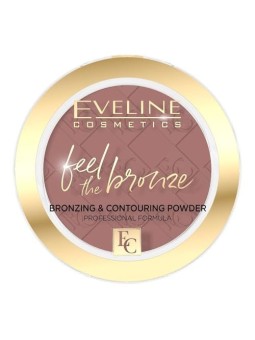 EVELINE Feel The Bronze polvere abbronzante e modellante Torta al cioccolato 02 4g
