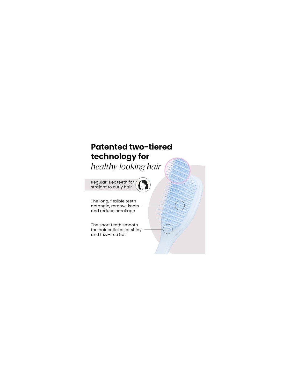 Tangle Teezer The Ultimate Detangler Mini Spazzola per capelli Lavender