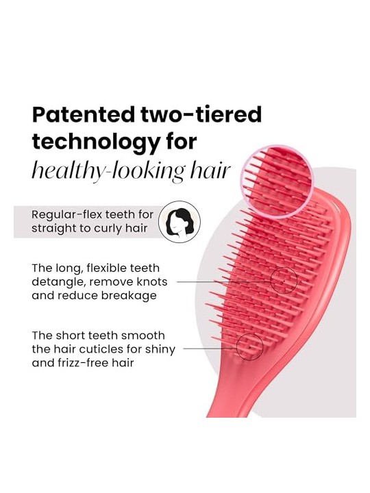 Tangle Teezer The Ultimate Detangler Mini Spazzola per capelli per un facile pettinatura Pink Punch donna