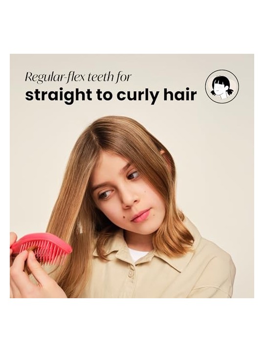 Tangle Teezer The Ultimate Detangler Mini Spazzola per capelli per un facile pettinatura Pink Punch donna