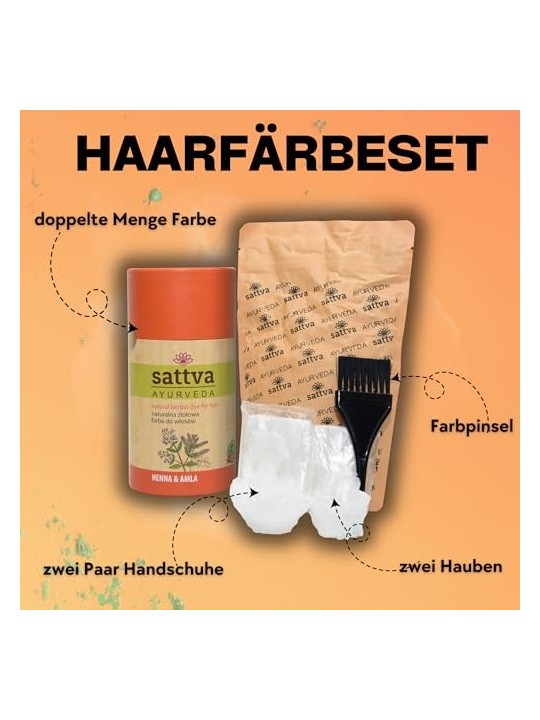 Tintura Naturale alle Erbe per Capelli Hennï¿½ï¿½ e Amla 150g