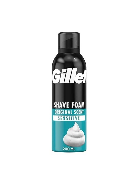 Schiuma da barba GILLETTE Sensitive Shave Foam 200ml