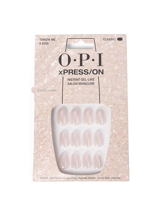 OPI Xpress-On Nail Art 30 unitï¿½ï¿½ Throw Me a Kiss