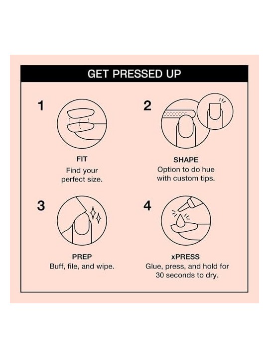 OPI Xpress-On Nail Art 30 unitï¿½ï¿½ Throw Me a Kiss