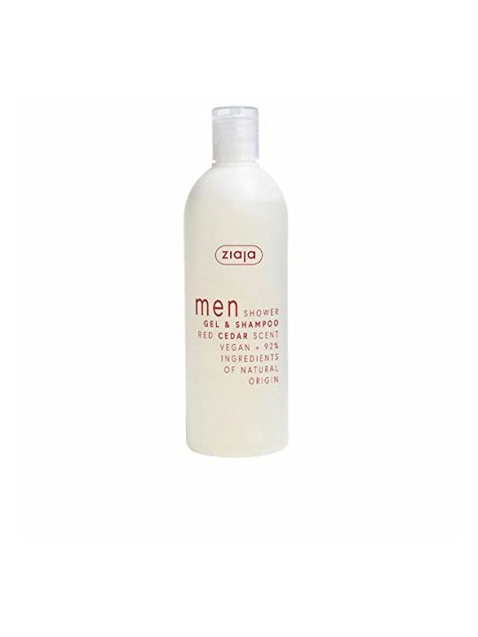 Ziaja MEN Red Cedar Shower Gel and Shampoo 400ml