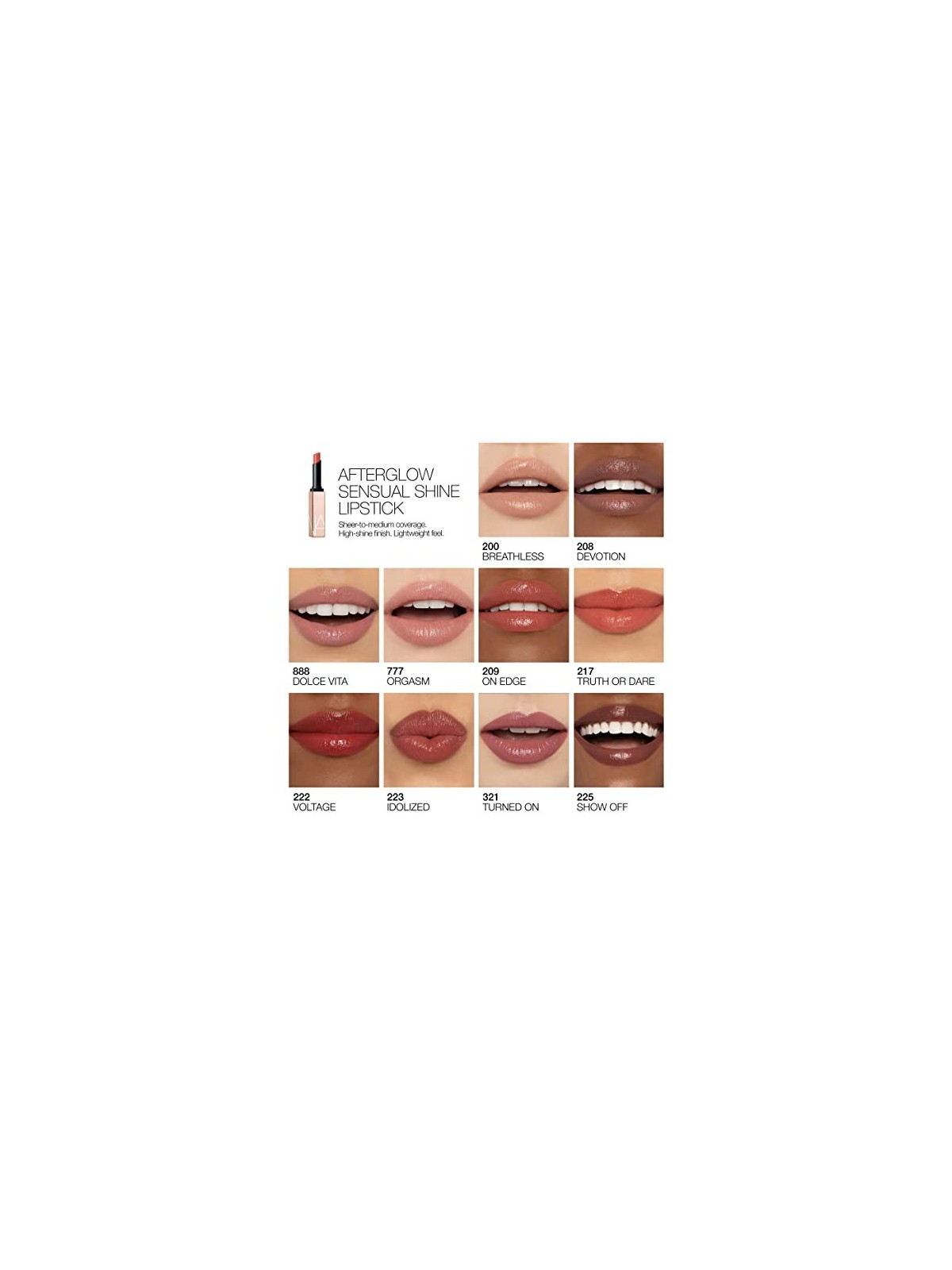 NARS Rossetto Afterglow Sensual Shine 15 g donna Show Off