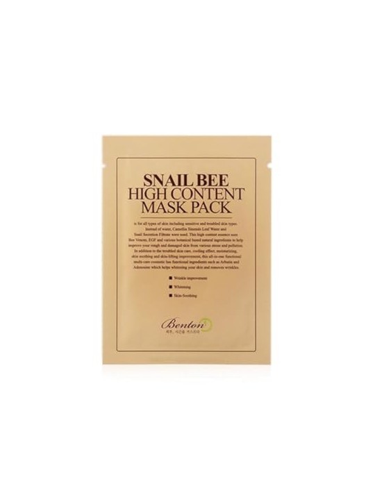 Maschera Benton SNAIL BEE HIGH CONTENT 20ml