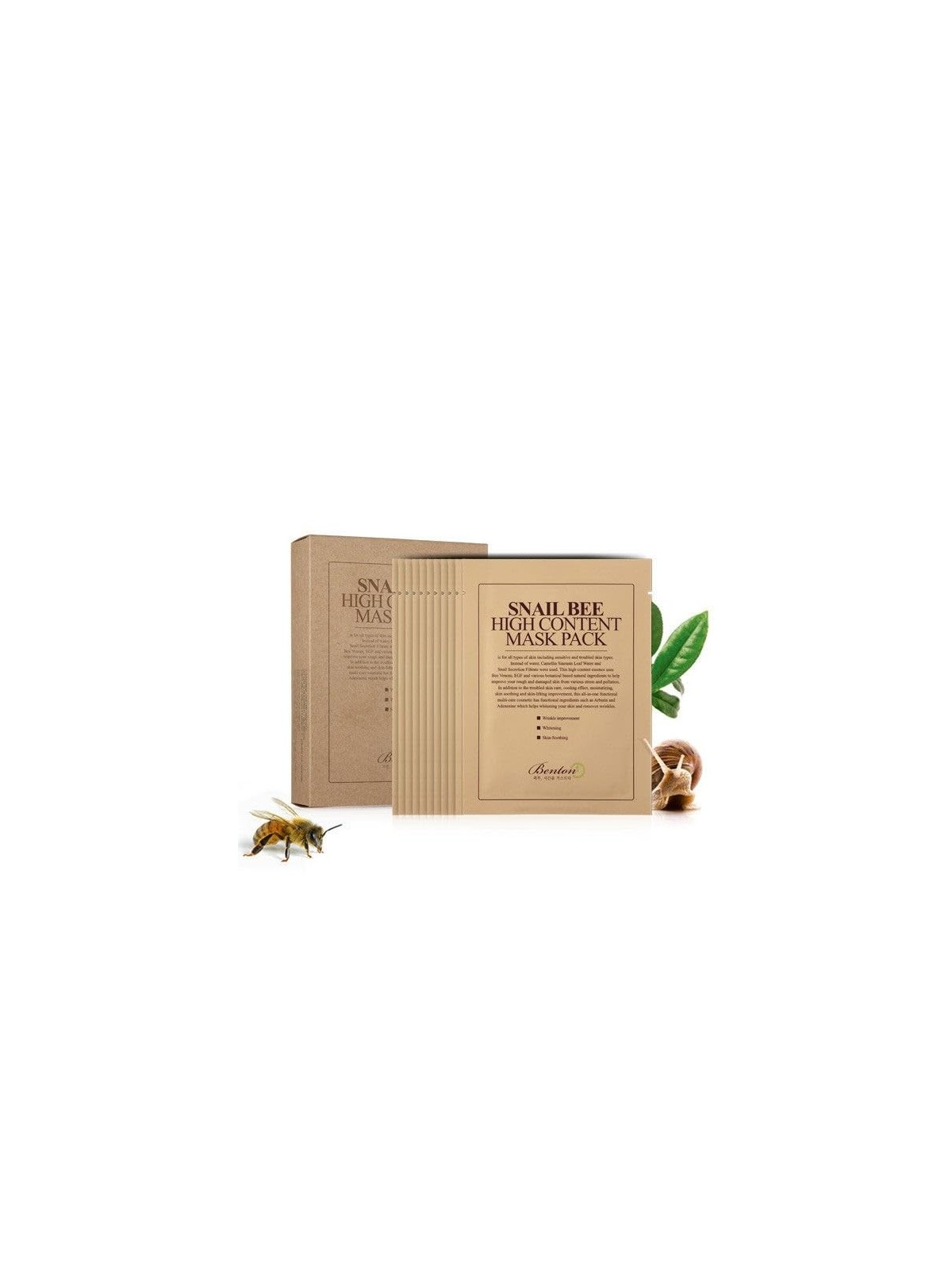 Maschera Benton SNAIL BEE HIGH CONTENT 20ml