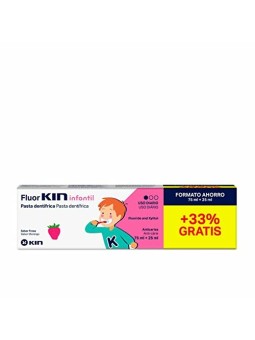 Pasta dentifricia fragola Kin FLUORKIN INFANTIL 75 25ml unisex