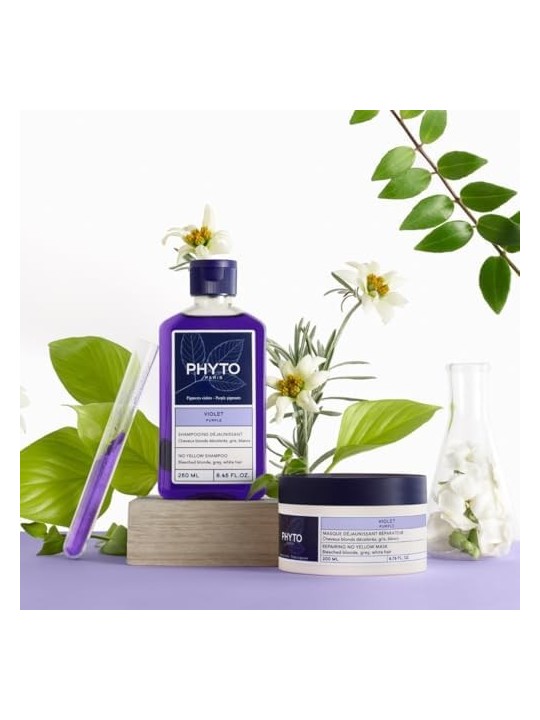 Maschera riparatrice Phyto VIOLET 200ml per capelli danneggiati