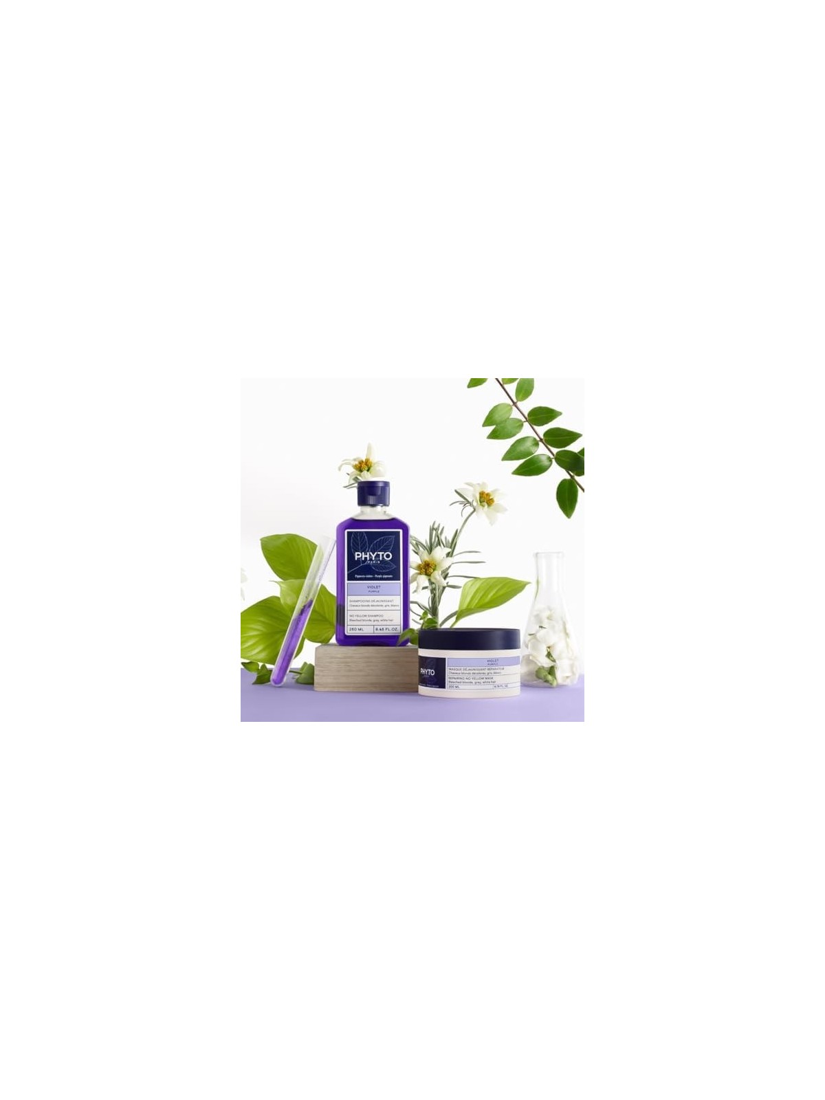 Maschera riparatrice Phyto VIOLET 200ml per capelli danneggiati