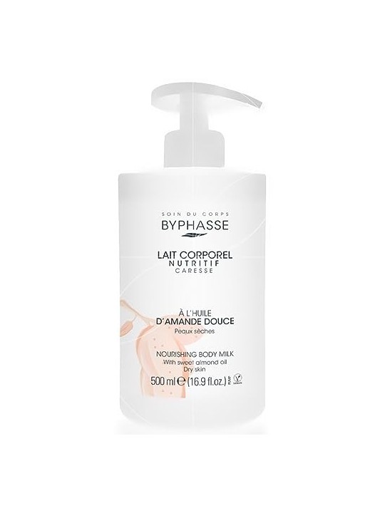Byphasse Latte Corpo Nutriente con olio di mandorla 500ml unisex