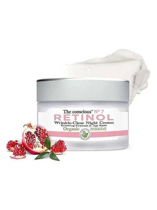 Crema notte antirughe RETINOL con melagrana bio 50ml