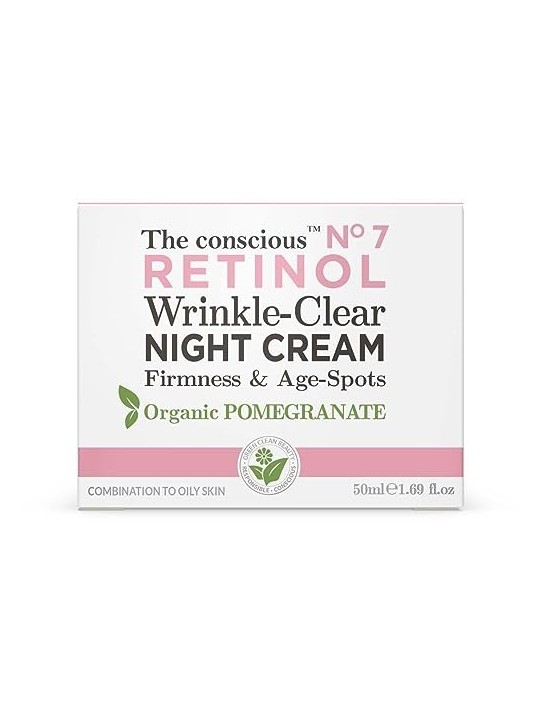 Crema notte antirughe RETINOL con melagrana bio 50ml