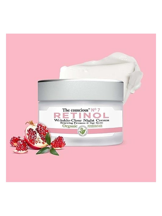 Crema notte antirughe RETINOL con melagrana bio 50ml