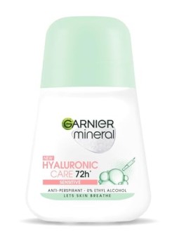 GARNIER Mineral Hyaluronic Care 72H deodorante rollon Sensitive 50ml