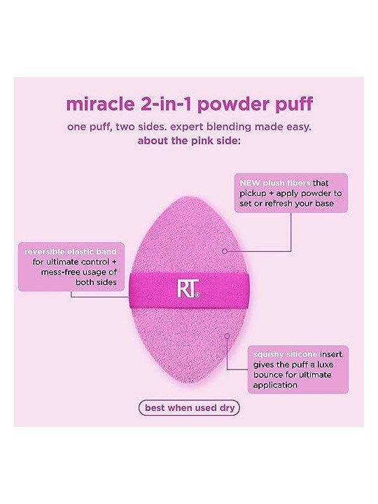 Piumino da cipria Miracle 2In1 Real Techniques