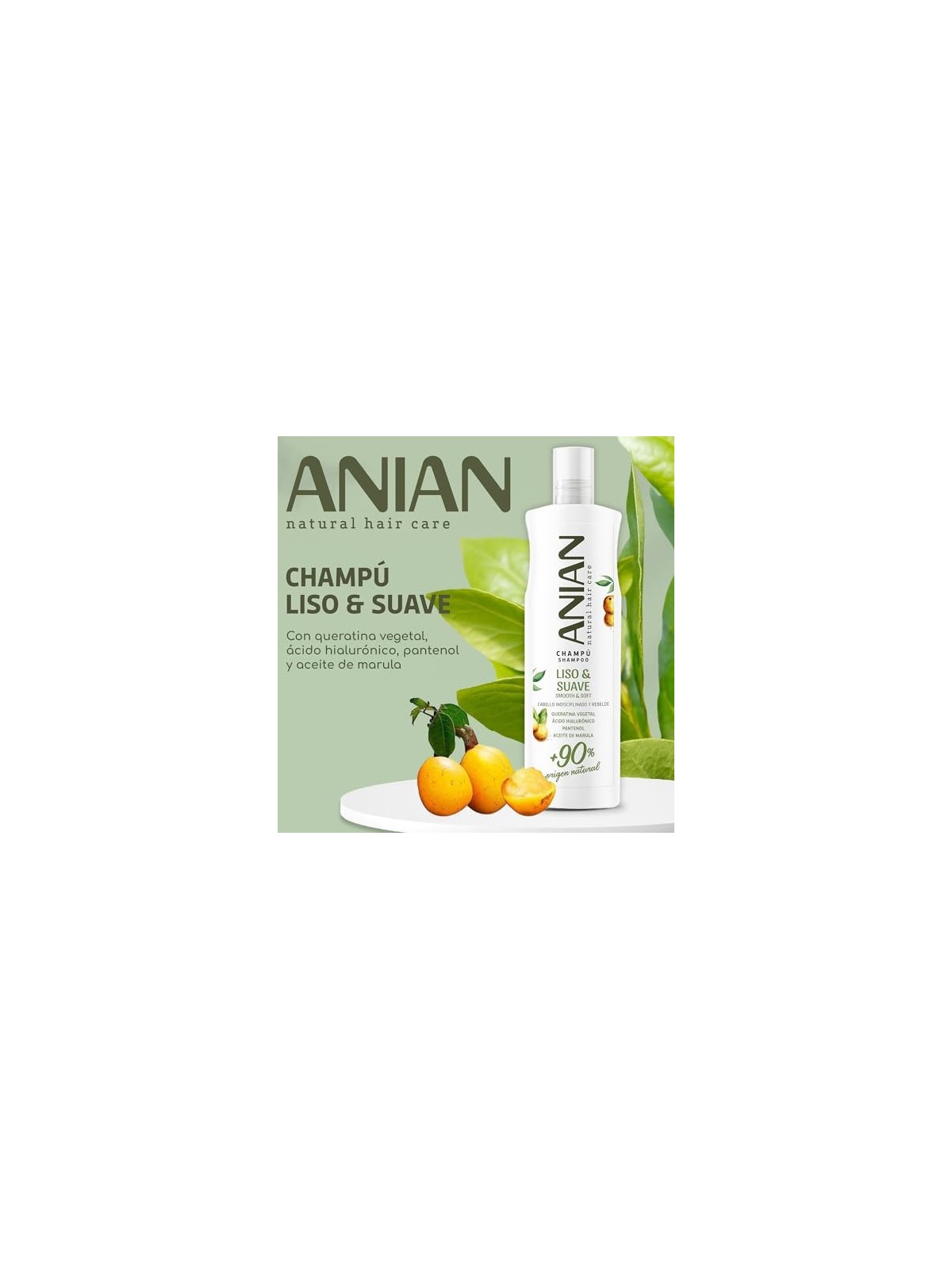 Anian LISO and SUAVE Keratin Vegetal Shampoo 400ml Women