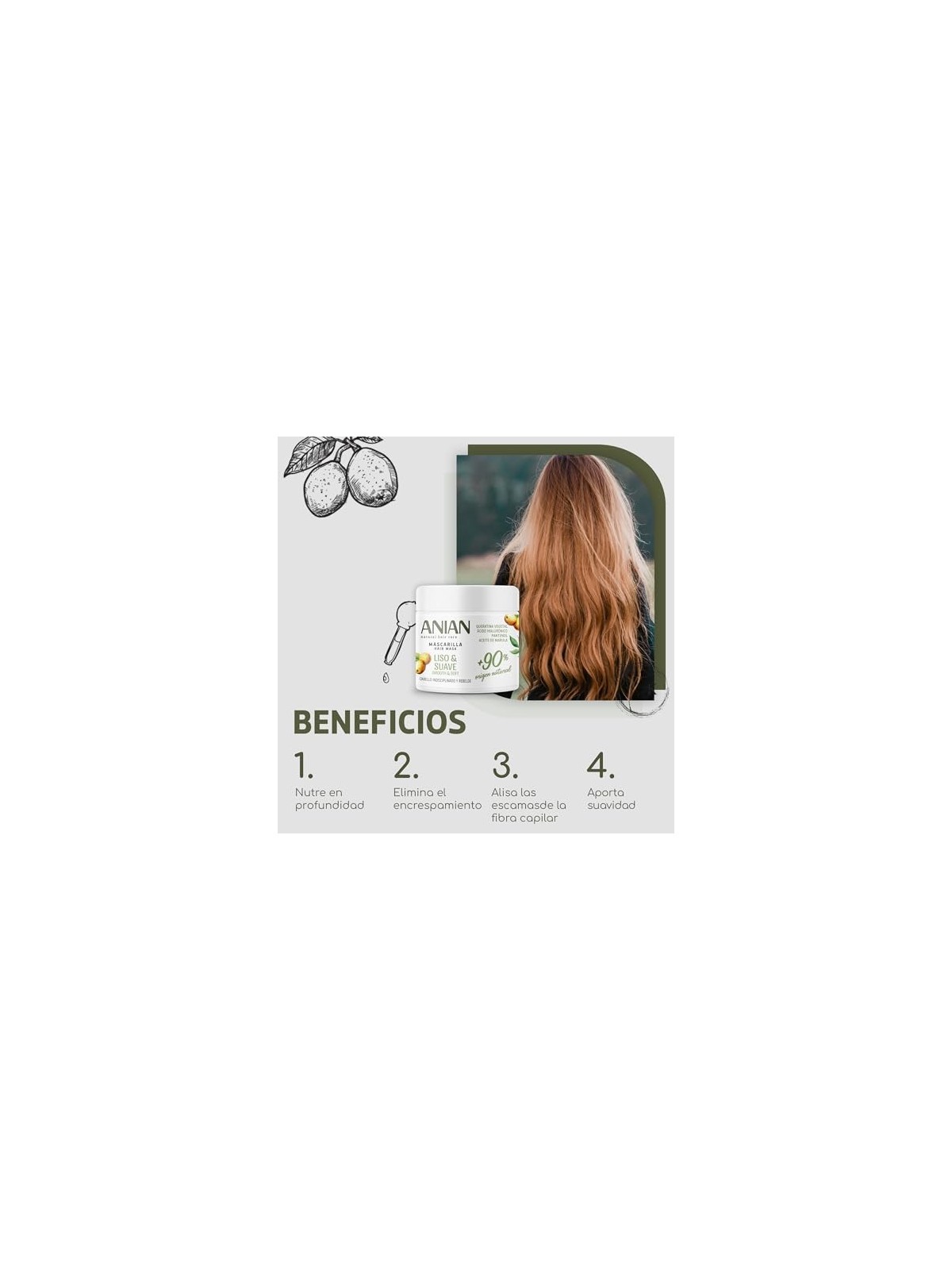 Maschera Liscia e Morbida con Cheratina Vegetale 350ml per Donna