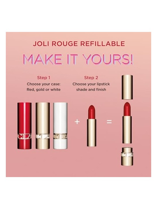 Clarins joli rouge brillantezza delle labbra ricaricabile 705s 1un donna