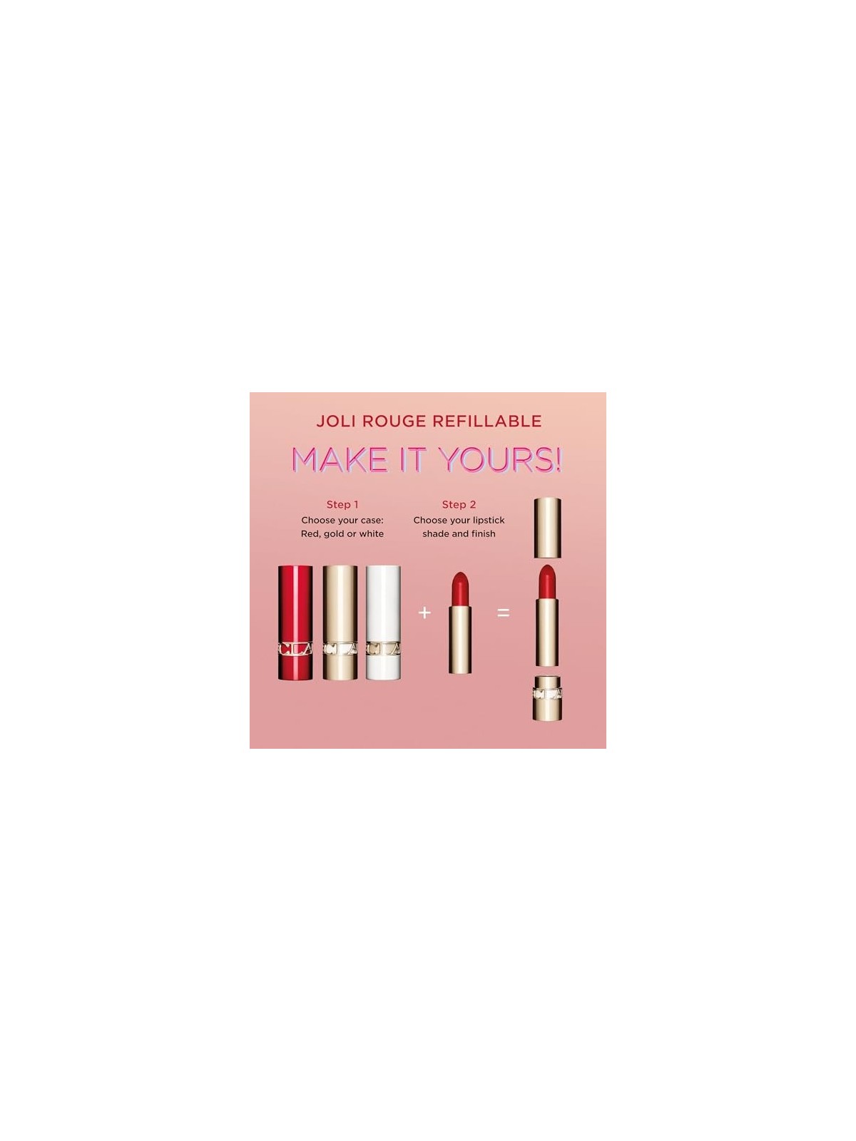 Clarins joli rouge brillantezza delle labbra ricaricabile 705s 1un donna