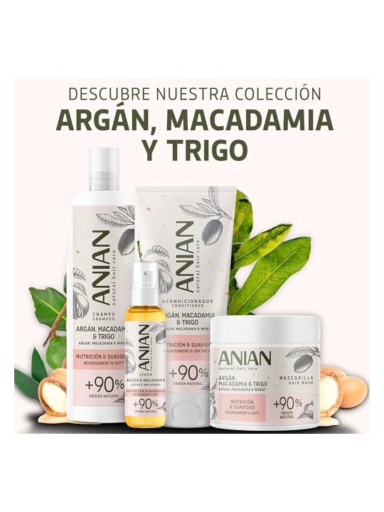 Maschera capelli Anian ARGï¿½ï¿½N nutrizione e morbidezza 350ml donna